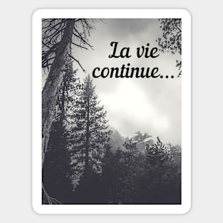 French sayings words gloomy weather theme gifts Magnet